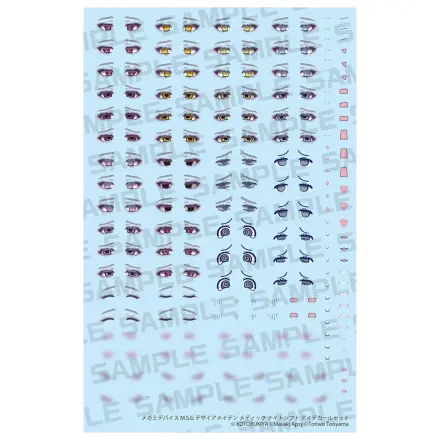 Megami Device M.S.G. 1/1 Desire Maiden Medic Night Shift Eye Decal Set Műanyag modell készlet kiegészítő csomag termékfotó