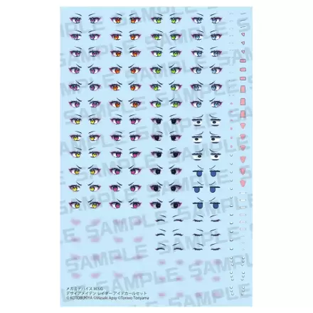 Megami Device M.S.G.1/1 Desire Maiden Raider Eye Decal Set Műanyag modell készlet kiegészítő csomag termékfotó
