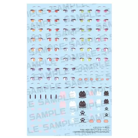 Megami Device M.S.G. 1/1 Puni Mofu Eye Decal Műanyag modell készlet kiegészítő csomag termékfotó
