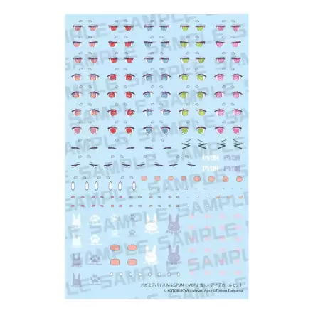 Megami Device M.S.G. 1/1 Puni Mofu Yuki Tu Eye Decal Set Műanyag modell készlet kiegészítő csomag termékfotó