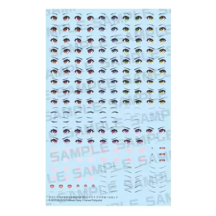 Megami Device M.S.G. M1/1 Buster Doll Knight Eye Decal Set műanyag modell készlet kiegészítő csomag termékfotó