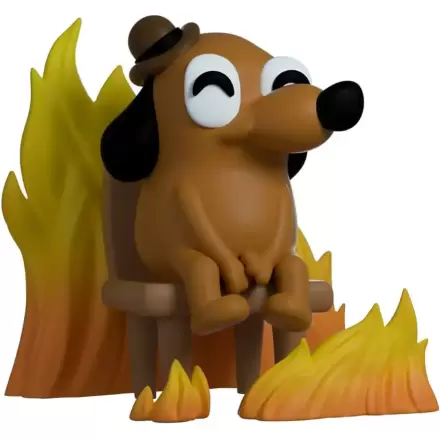 Meme This is Fine 4 inch figura termékfotó