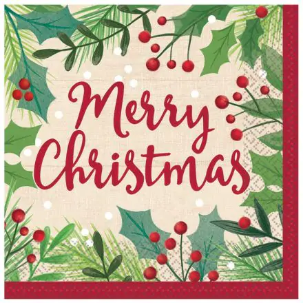 Merry Christmas szalvéta 16 db-os 33*33 cm termékfotó