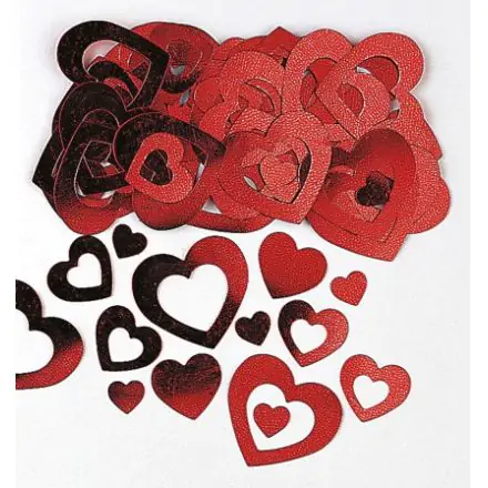 Metallic Szíves konfetti termékfotó