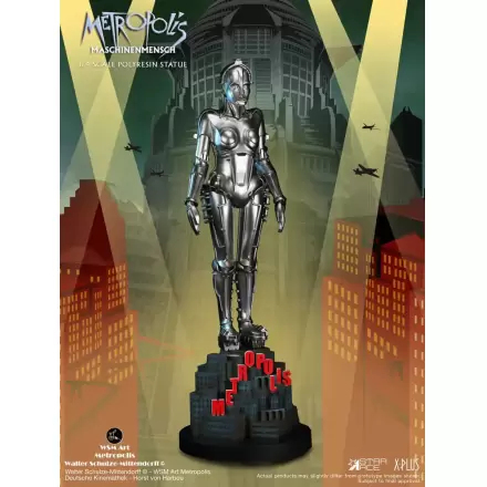 Metropolis 1/4 Maschinenmensch Silver szobor figura 40 cm termékfotója