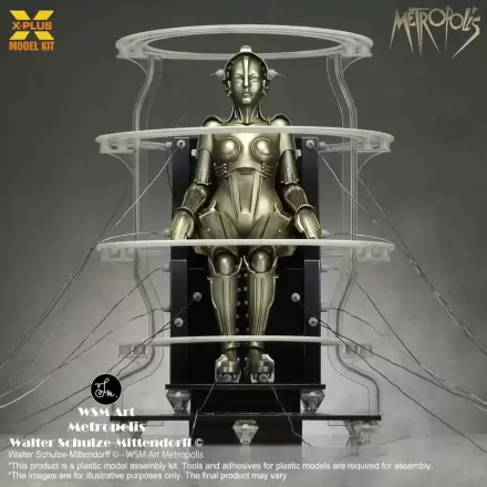 Metropolis 1/8 Maschinenmensch Seated Ver. Műanyag modell készlet 18 cm termékfotója