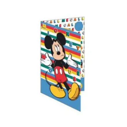 Mickey egeres üdvözlőkártya és boríték 3D termékfotója