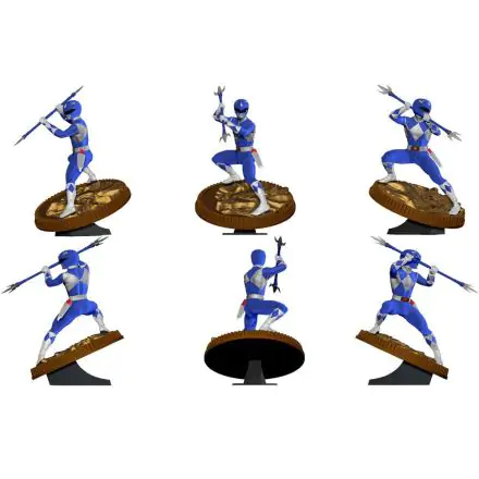 Mighty Morphin Power Rangers Blue Ranger PVC szobor figura 23 cm termékfotó