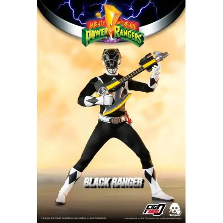 Mighty Morphin Power Rangers FigZero 1/6 Black Ranger akciófigura 30 cm termékfotó