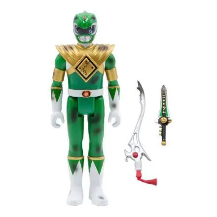 Mighty Morphin Power Rangers ReAction Green Ranger (Battle Damaged) akciófigura 10 cm termékfotó