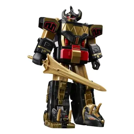 Mighty Morphin Power Rangers Retro Style 2022 Black & Gold Dino Megazord akciófigura 18 cm termékfotó