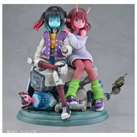 Milky Subway The Galactic Limited Express 2 db-os PVC figura csomag Chiharu & Makina 18 cm termékfotó
