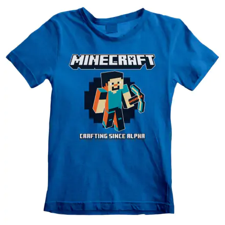 Minecraff Crafting Since Alpha gyerek póló termékfotó