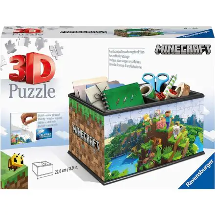 Minecraft 3D tárolódoboz puzzle 216db-os termékfotó