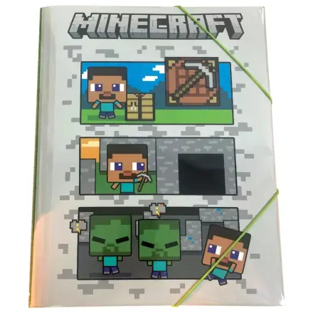 Minecraft Block World A/4 gumis mappa termékfotó