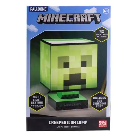Minecraft Box lámpa és USB töltő Creeper 26 cm termékfotó