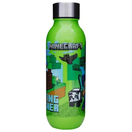 Minecraft Crafting műanyag kulacs csavaros kupakkal 640 ml termékfotó