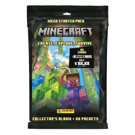 Minecraft - Create, Explore, Survive Trading Cards német nyelvű kártya csomag termékfotó