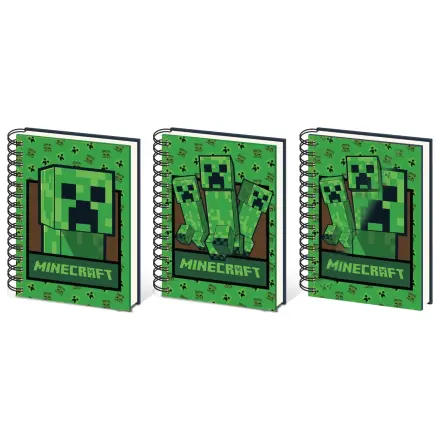 Minecraft Creeper A5 jegyzetfüzet termékfotó