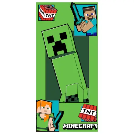Minecraft Creeper Coming törölköző 70x140cm termékfotó