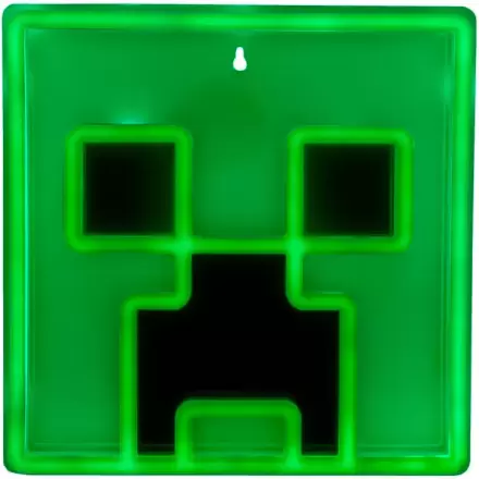 Minecraft Creeper LED Wall lamp 25cm termékfotója