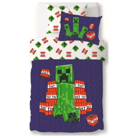 Minecraft Creeper TNT ágyneműhuzat termékfotó