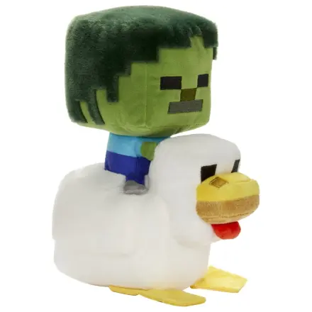 Minecraft Deluxe Chicken Jockey plüss figura 20 cm termékfotó