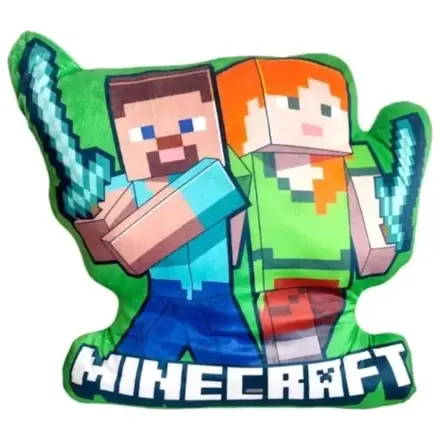 Minecraft Duo 3D formapárna, díszpárna 40 cm termékfotó