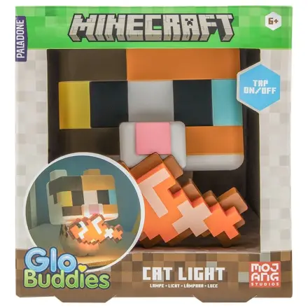 Minecraft GloBuddies Cat lámpa 15 cm termékfotó