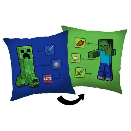 Minecraft How to Creeper párna, díszpárna 40*40 cm termékfotó