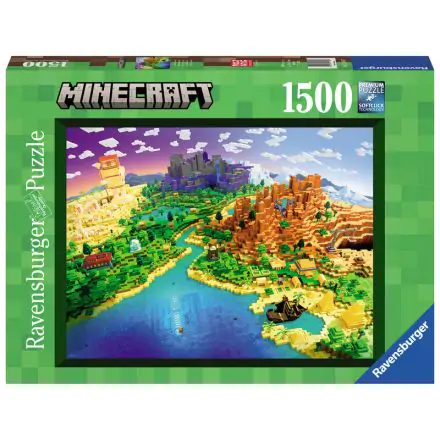 Minecraft puzzle 1500db-os termékfotó
