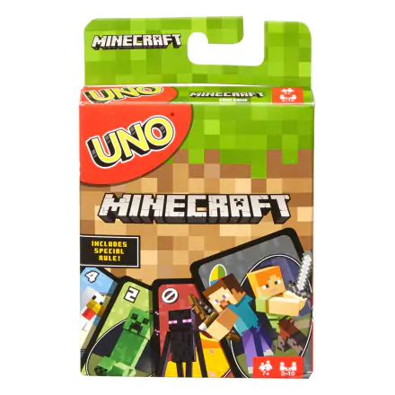 Minecraft UNO kártyajáték termékfotója