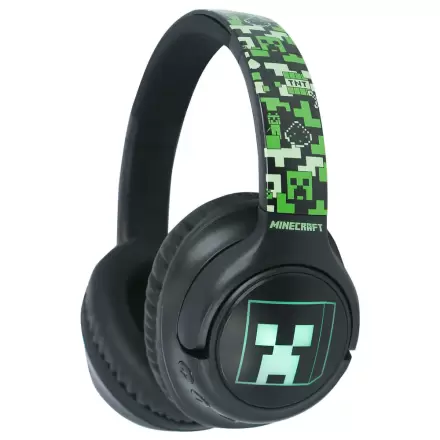 Minecraft vezeték nélküli LED fejhallgató fülhallgató termékfotó