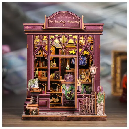 Miniature House DIY Astrology Bookshop LED Light építőkészlet 155 db termékfotó