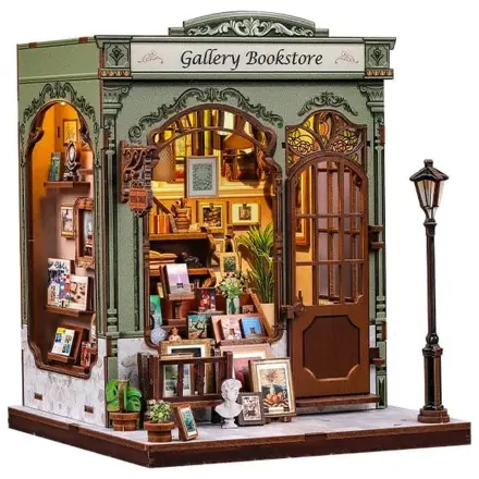 Miniature House modell készlet Gallery Bookstore 20 x 16 cm  termékfotó