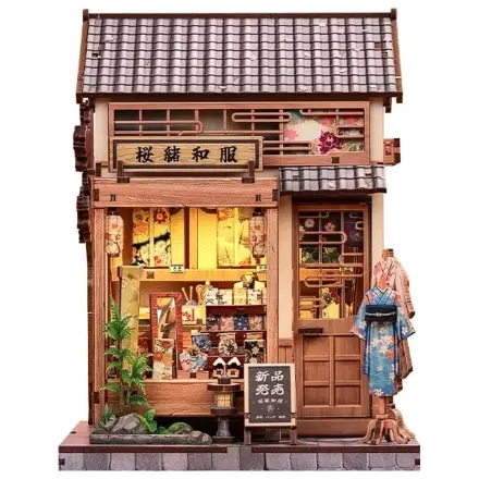 Miniature House modell készlet Sakura O Kimono Shop 19 x 14 cm  termékfotó