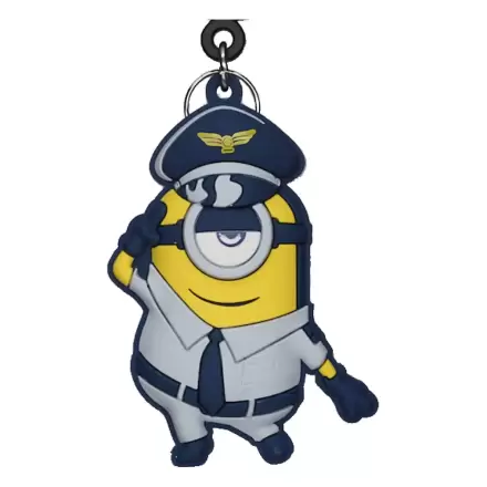 Minions 2 Clip Pilot Stuart cipzárdísz/táskadísz (kulcstartó) termékfotó
