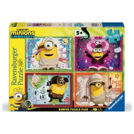 Minions 3 puzzle 4x100db-os termékfotó