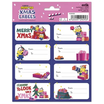 Minions Christmas füzetcímke  termékfotó