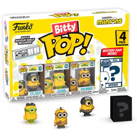 Minions Bitty POP! Vinyl Figure 4-Pack Eye Matie 2,5 cm termékfotója