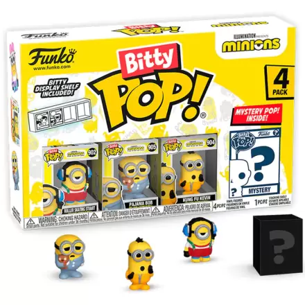 Minions Bitty Funko POP! Vinyl Figure 4-Pack Roller Skating Stuart 2,5 cm termékfotója