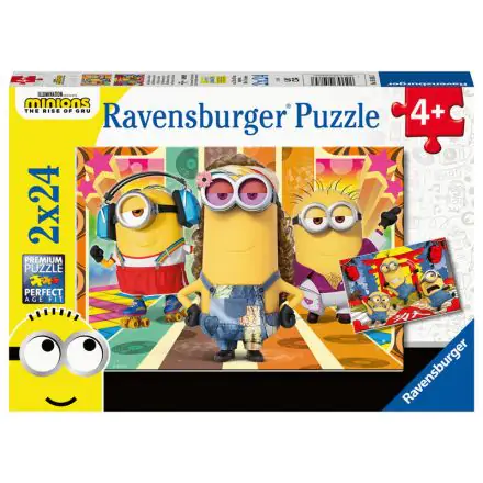 Minions puzzle 2x24db-os termékfotó