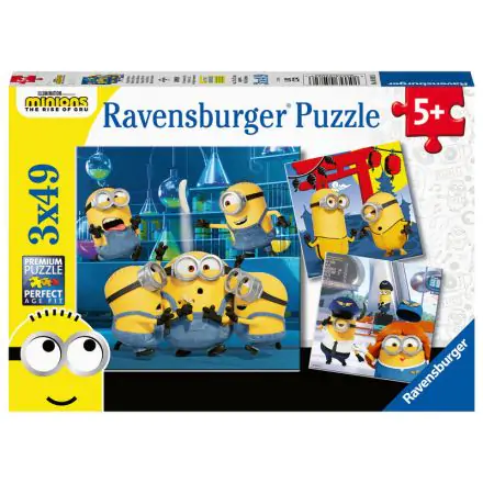 Minions puzzle 3x49db-os termékfotó