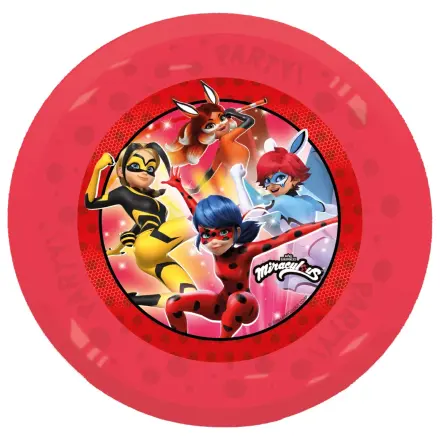 Miraculous Hero micro prémium műanyag lapostányér 4 db-os szett 21 cm termékfotó