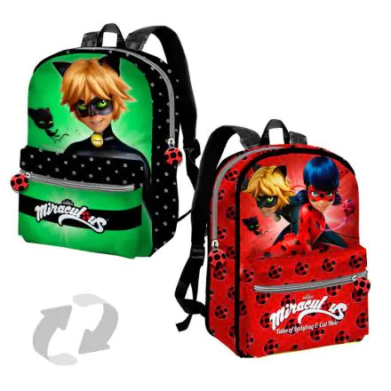 Miraculous Ladybug átfordítható táska hátizsák 32cm termékfotó