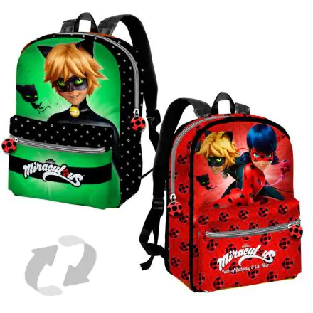Miraculous Ladybug átfordítható táska hátizsák 38cm termékfotó