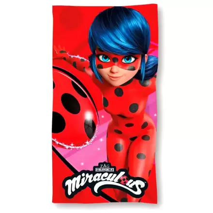 Miraculous Ladybug mikroszálas strand törölköző termékfotója