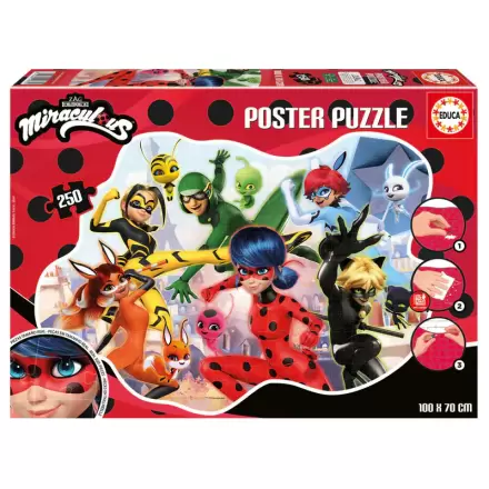 Miraculous Ladybug Poster puzzle 250db-os termékfotó