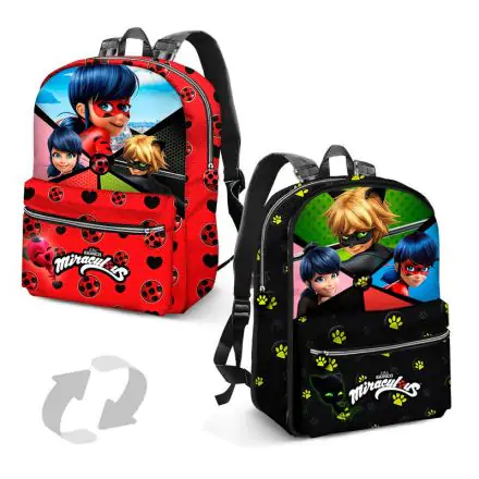 Miraculous Ladybug Split átfordítható táska hátizsák 31cm termékfotó