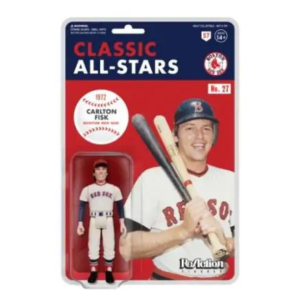 MLB Classic ReAction Carlton Fisk (Boston Red Sox) akciófigura 10 cm termékfotó